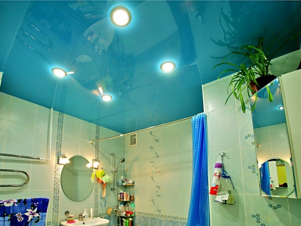 Натяжные потолки в ванной комнате во Владимире